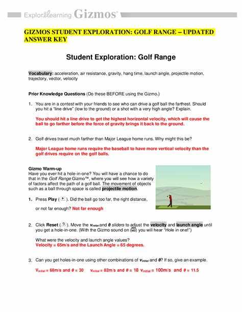 Understanding the Answer Key