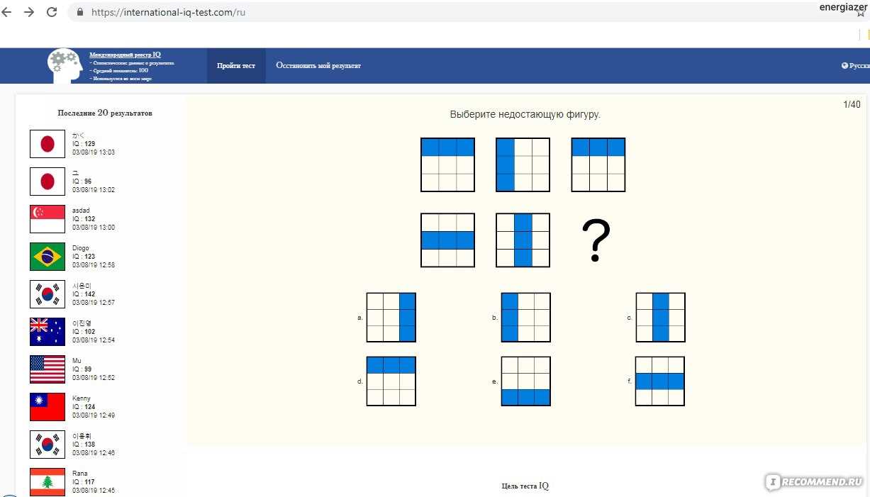 Idrlabs iq test answers