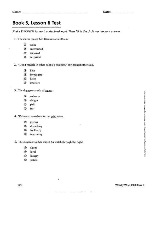 Understanding Lesson 7.7 - The Importance of Answer Keys