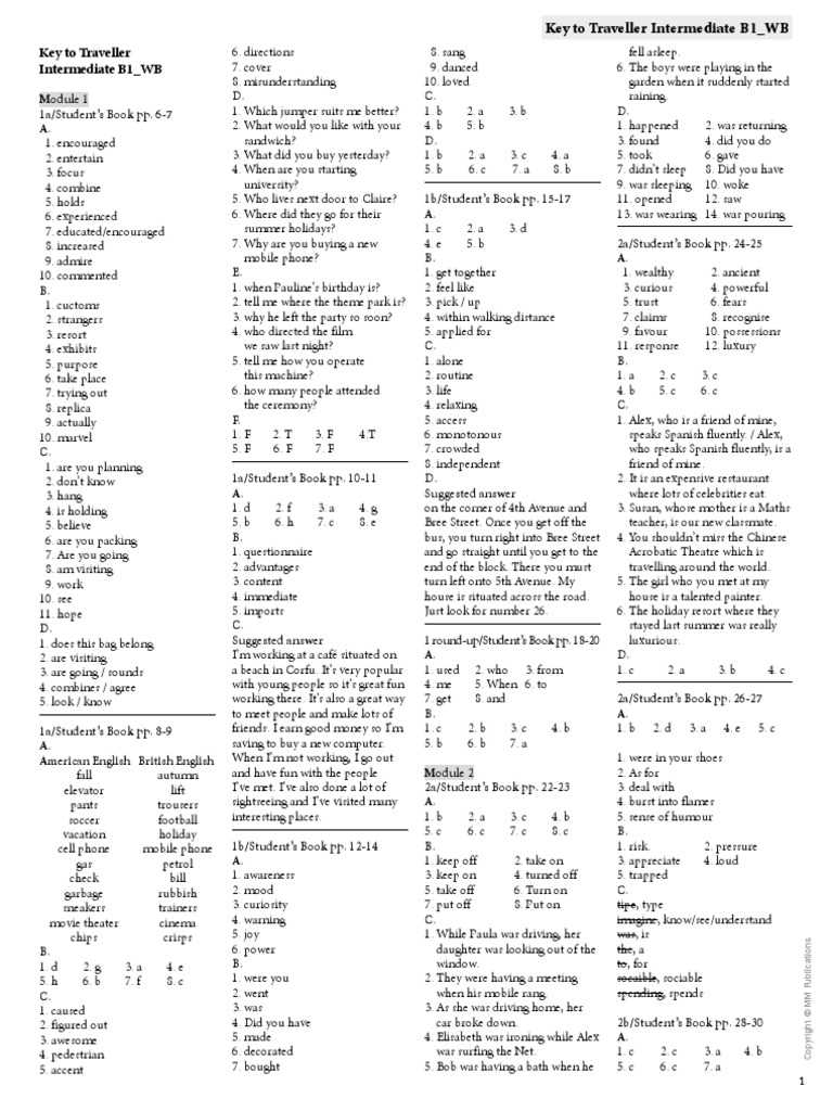 Module 5 review answer key