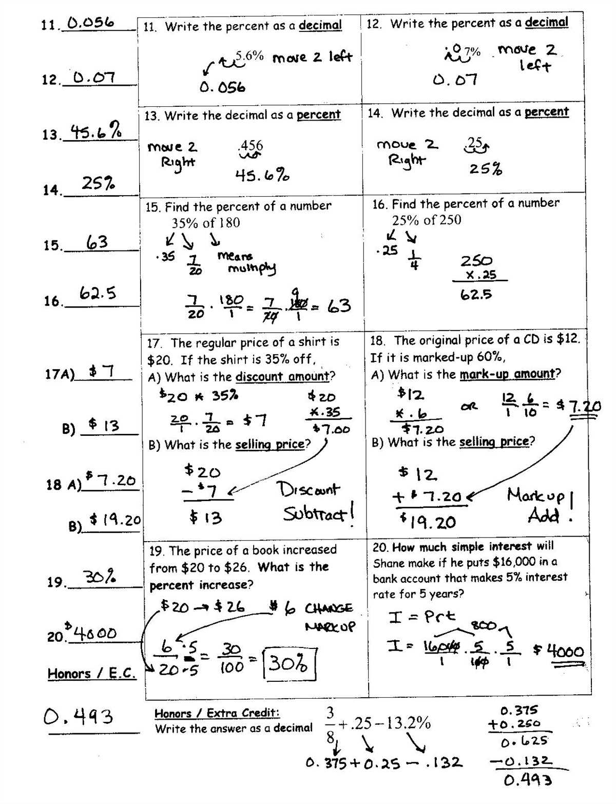 Overview of Algebra 2 Chapter 4 Test Answers