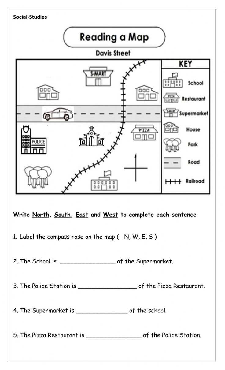 Skills Worksheet Map Skills Answer Key