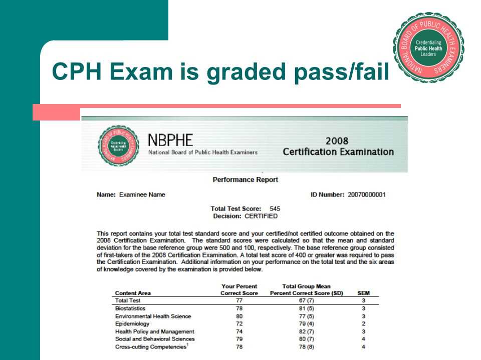 Epa certification exam answers