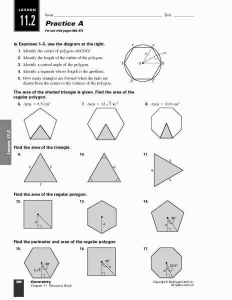 What Is an Area of Regular Polygons Worksheet, and Why Is It Important?