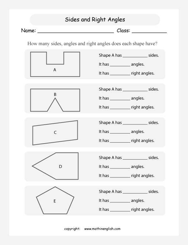 Ranking Shapes by Number of Sides