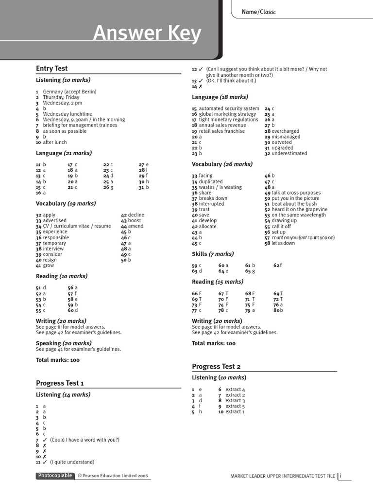 Challenge: Dependence on the answer key