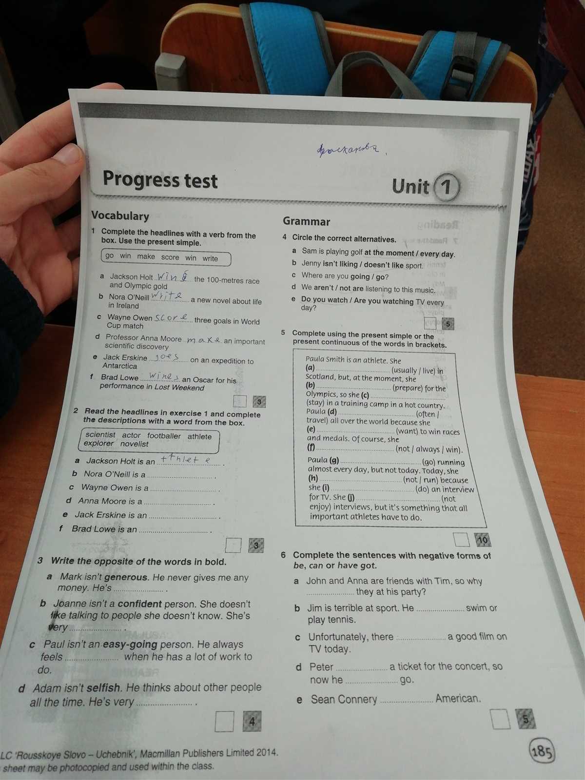 Chapter 6 test a accounting