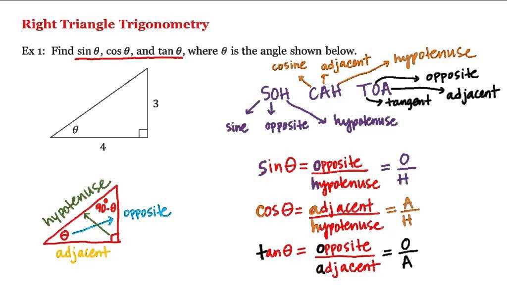 Understanding Right Triangle Trigonometry Puzzle Answer Key