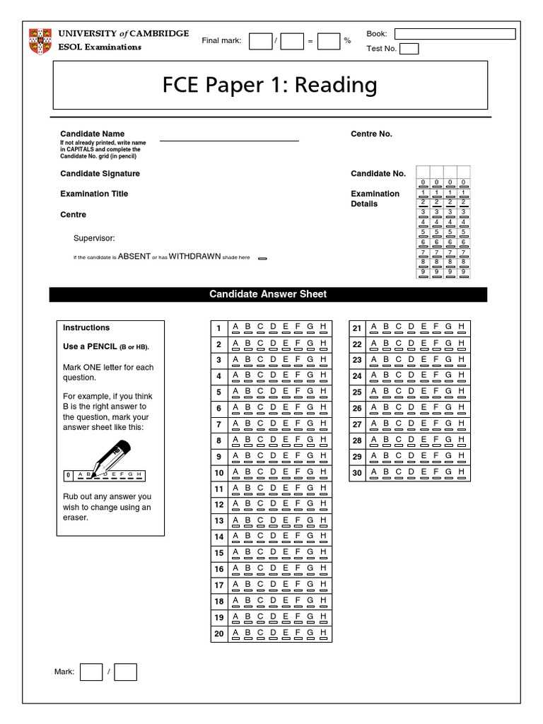 The Importance of Answer Keys