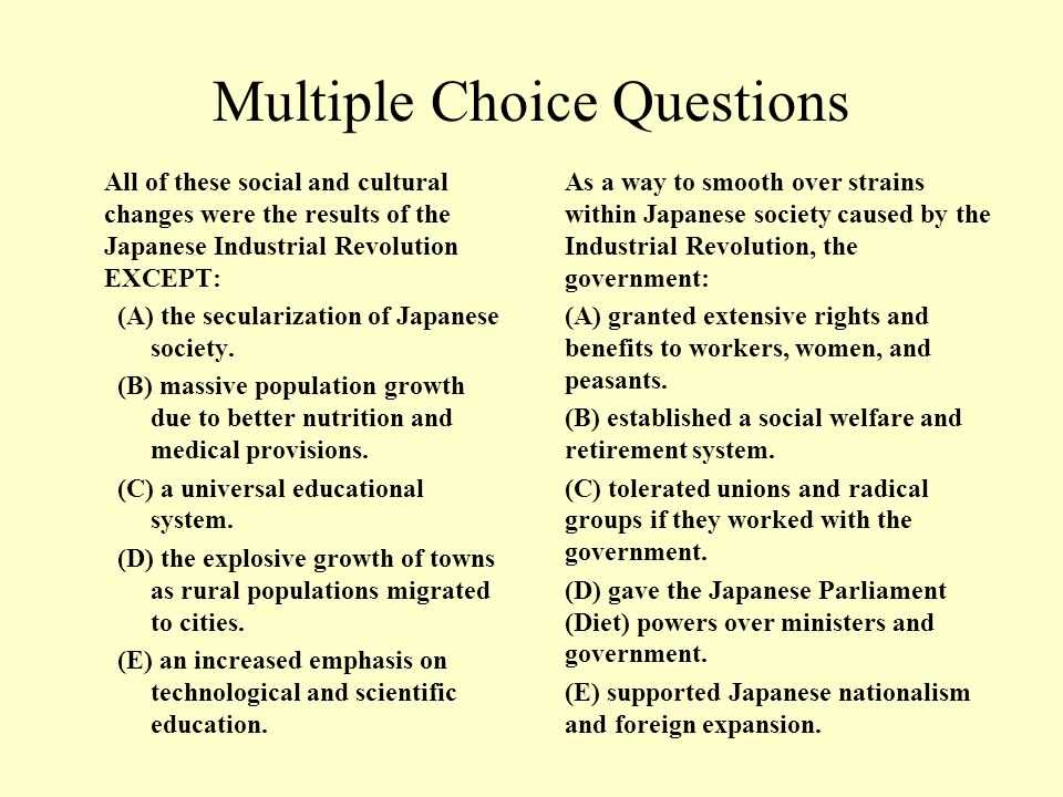 Understanding Multiple Choice Questions