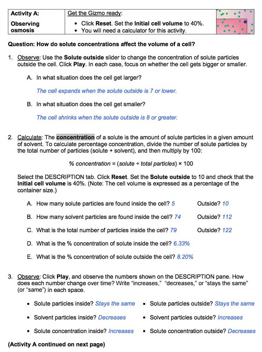 How can students find answers to the Student Exploration Moles Gizmo?