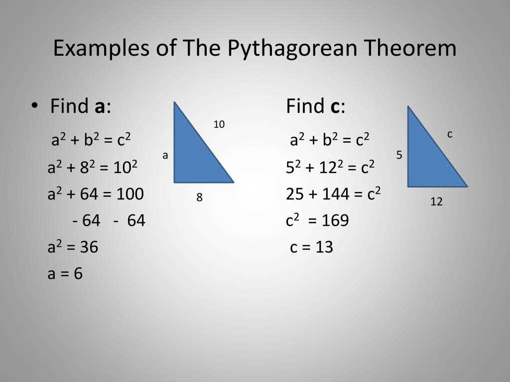 Understanding the basics of the Pythagorean theorem