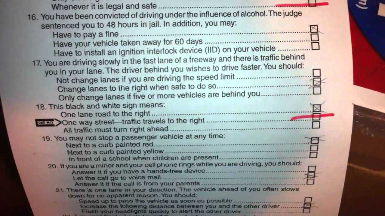 License test answers