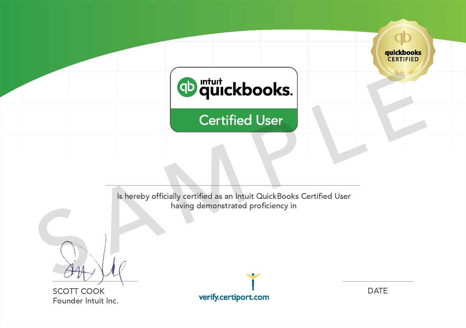 Quickbooks certification test answers