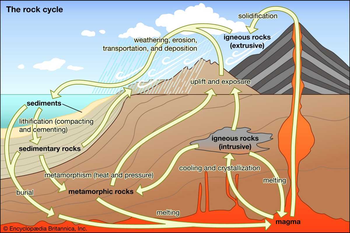 Rocks and the rock cycle lesson 1 answer key