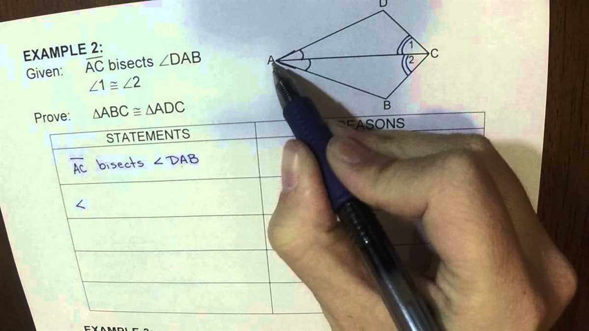 Understanding the 5.4 SSS Triangle Congruence Answer Key: Explained