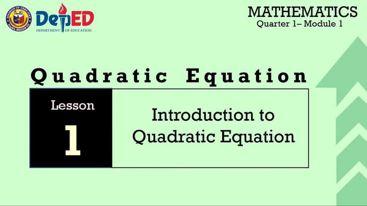 Secondary math 1 module 8 answer key