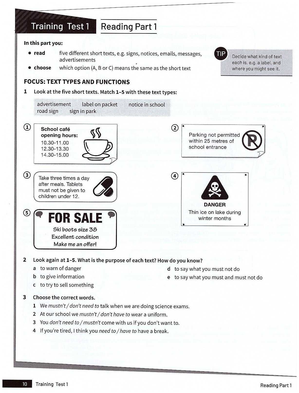 Sida training test answers