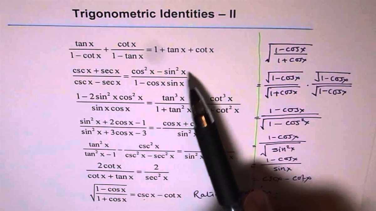 Tips and Tricks for Simplifying Trigonometric Expressions