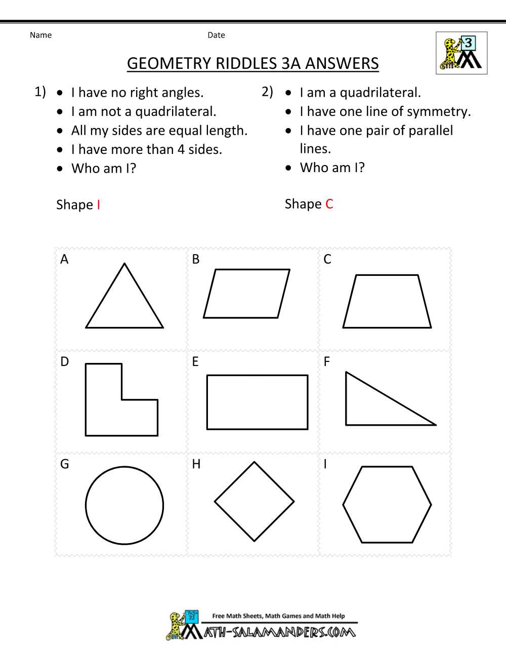 Key Properties of Four-Sided Figures