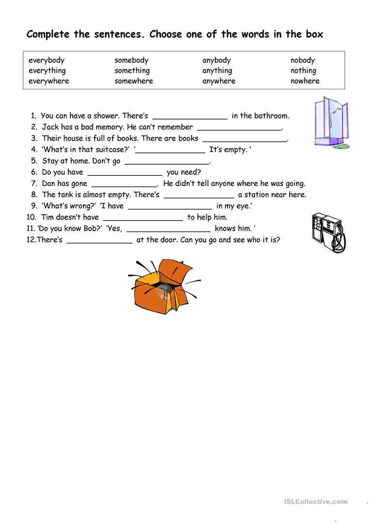 Somebody's business worksheet answers