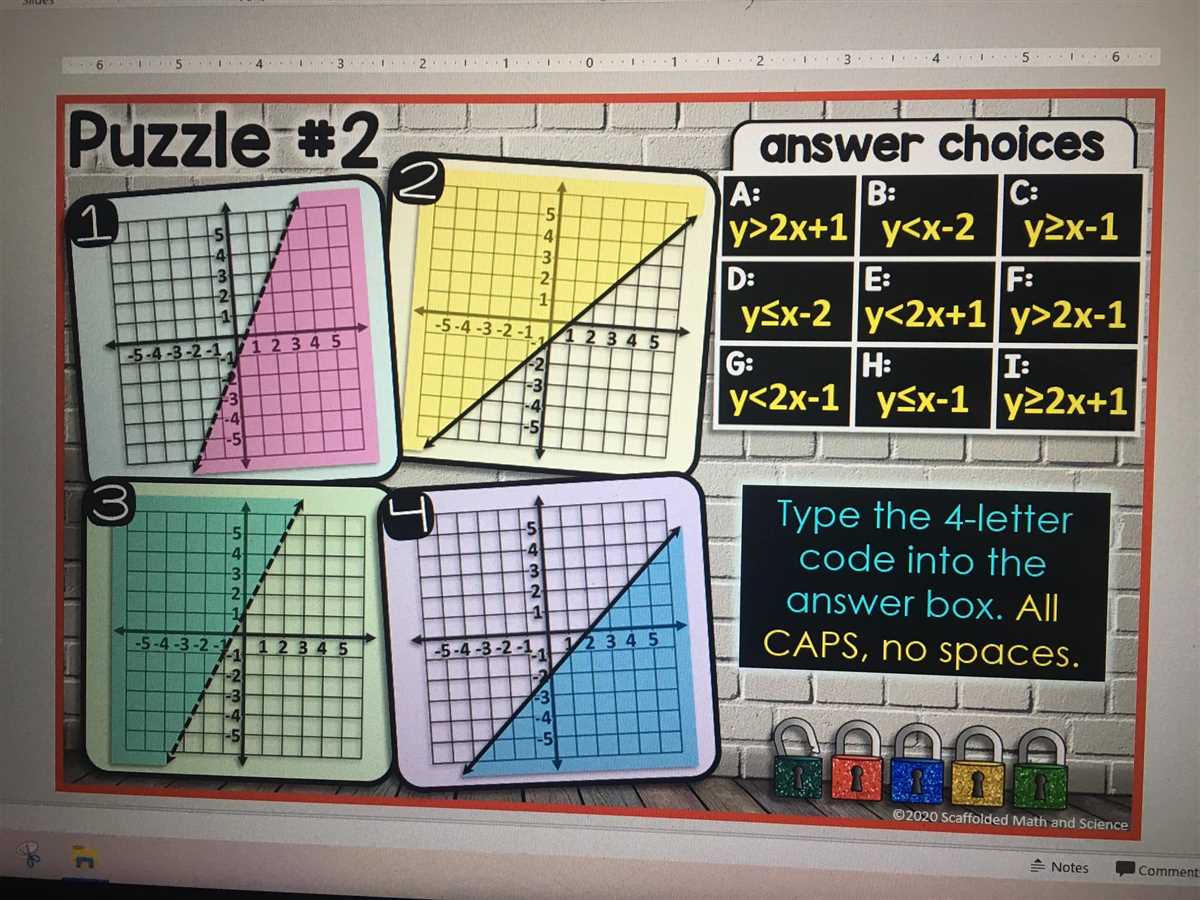 Get the Answer Key for Algebra 1 Escape Challenge B