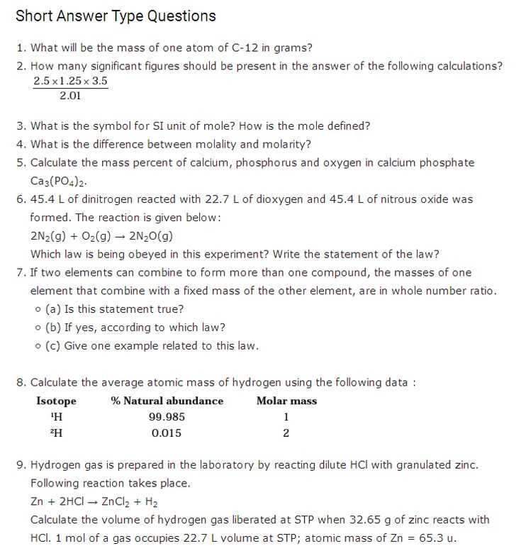 The chemistry of life chapter 6 answer key