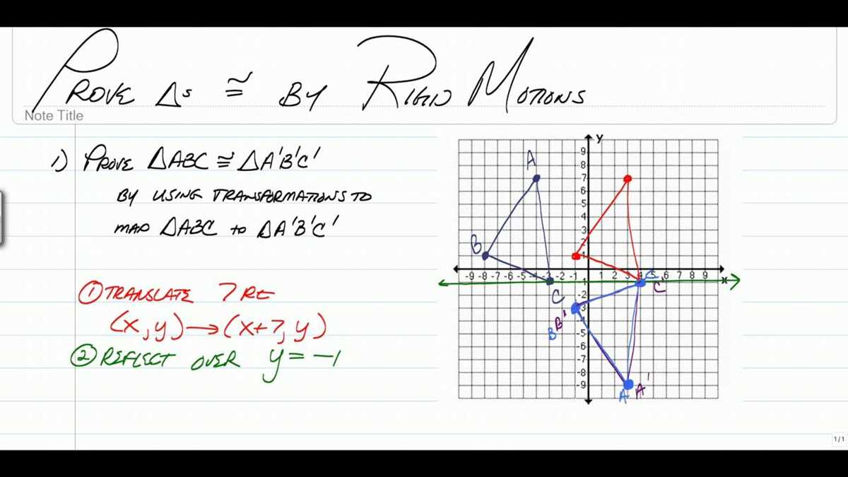 Topic 1 rigid motion transformations answer key