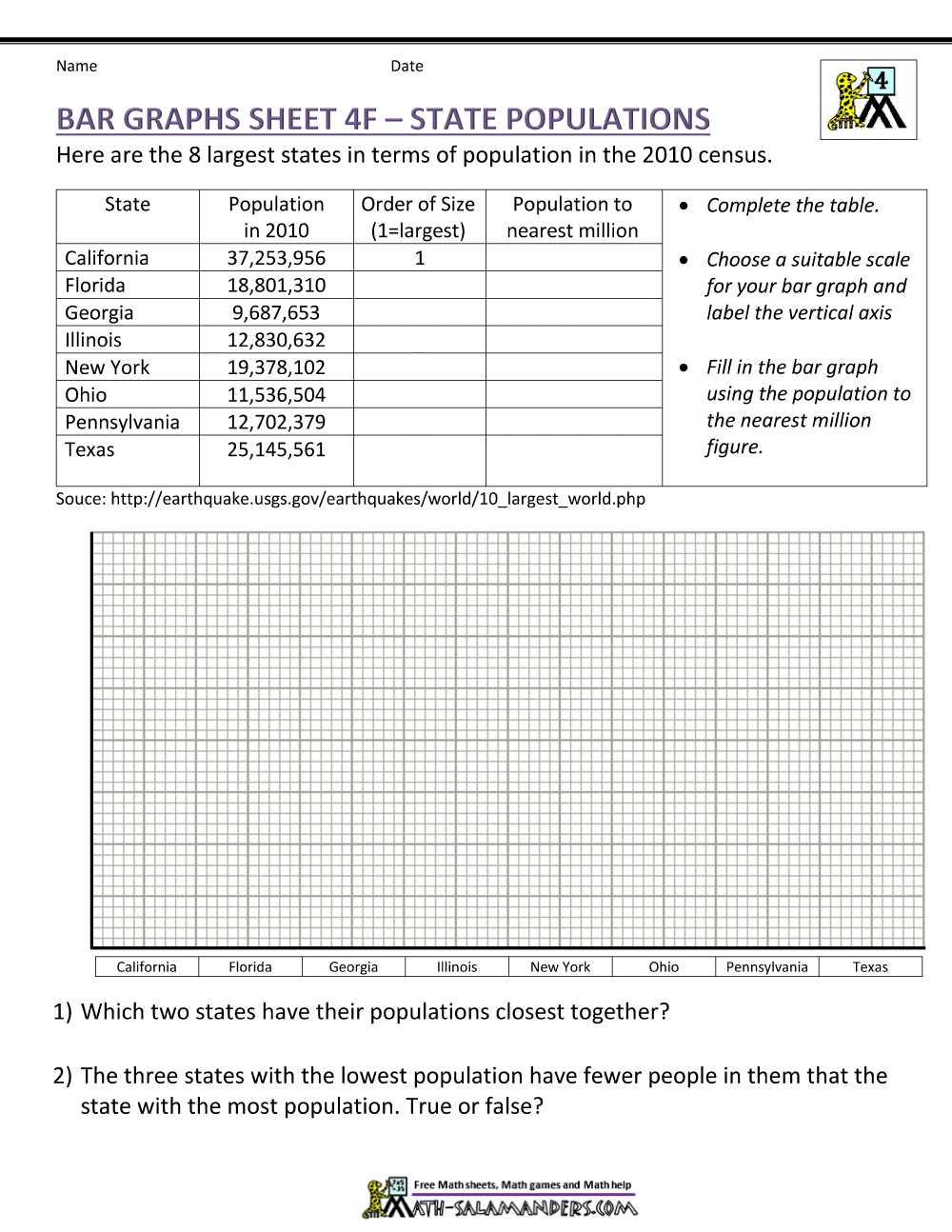 Population growth worksheet pdf answer key