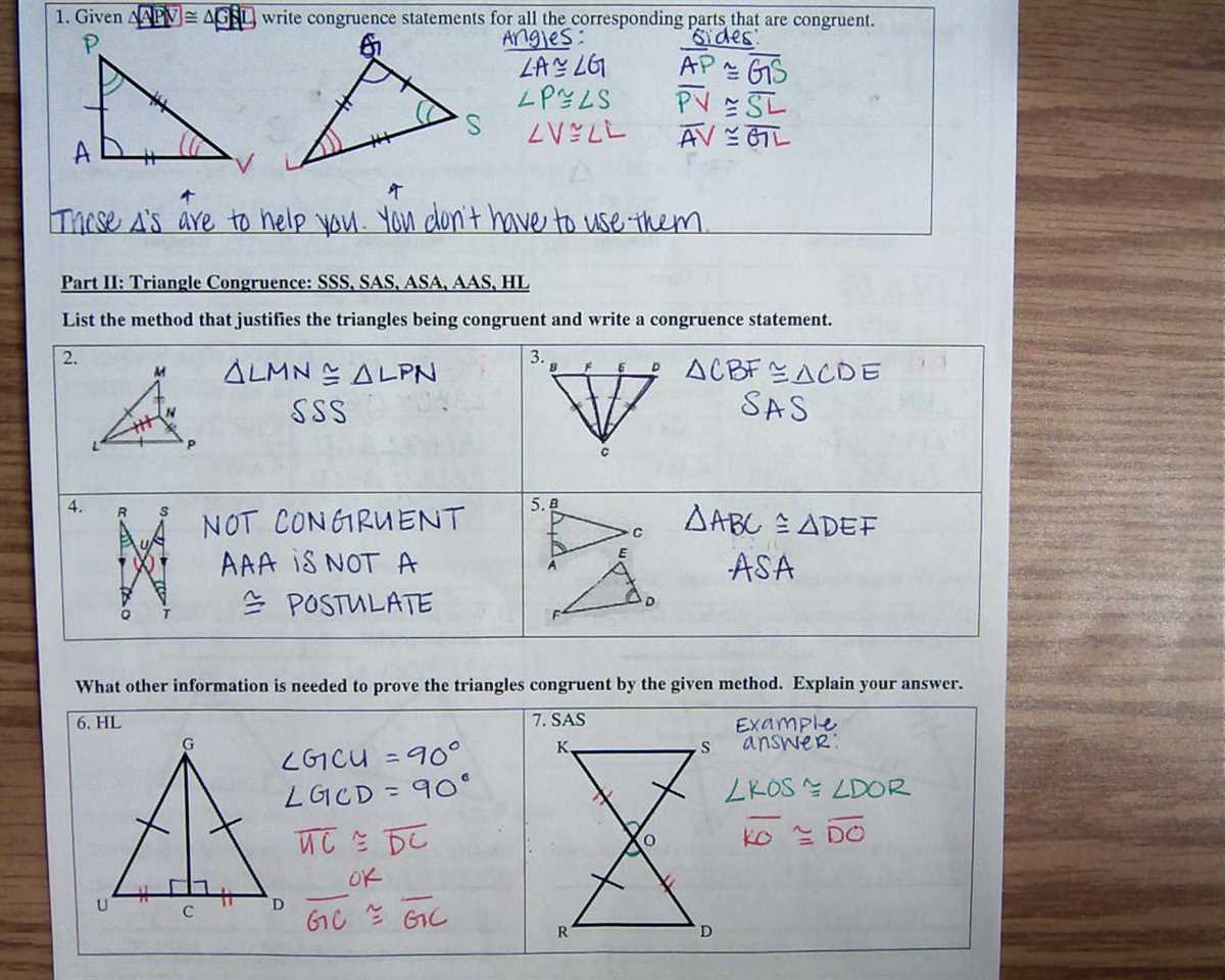 Using Triangle Congruence Theorems