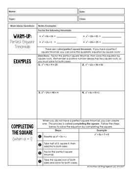 Graphing Linear Equations