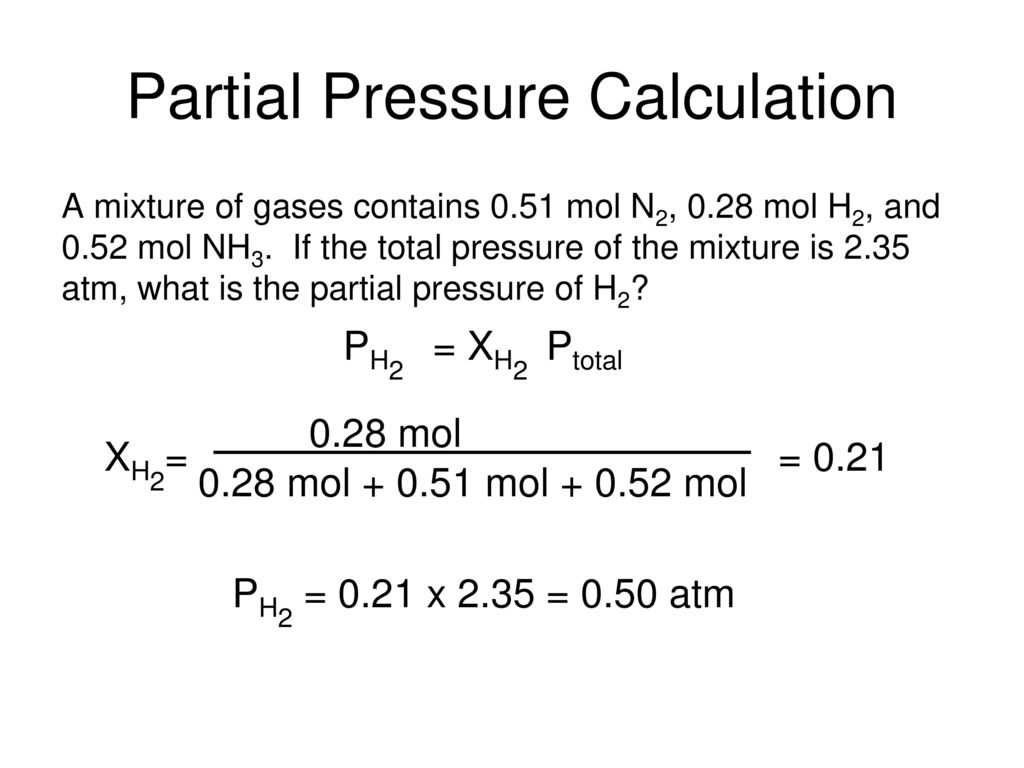 Partial pressure problems and answers pdf