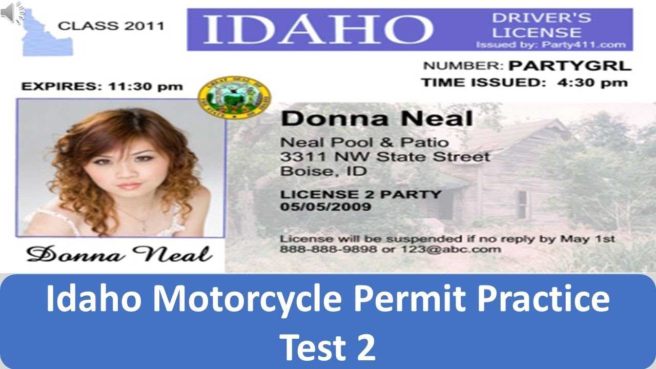 Ohio motorcycle permit test answers