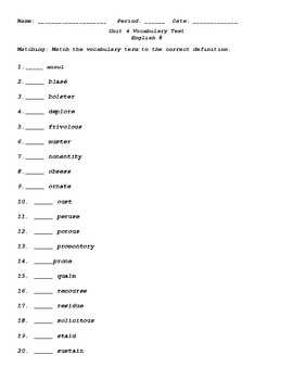 How to Approach Synonyms in Vocabulary Workshop Level D