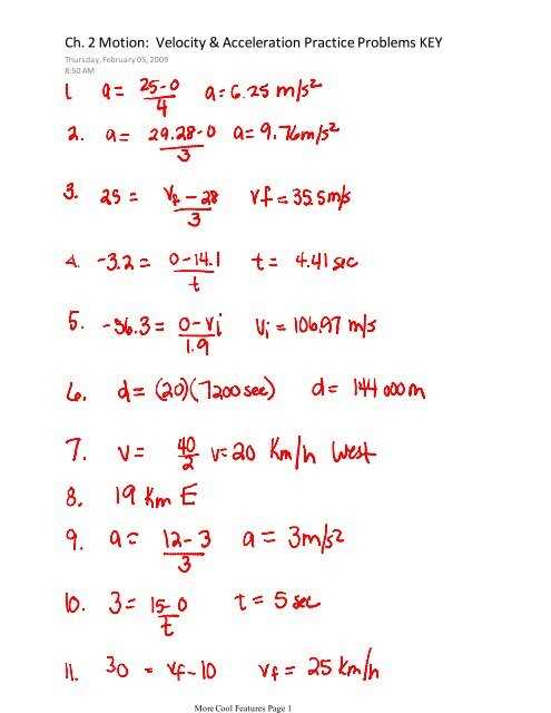 What Are Velocity Practice Problems?