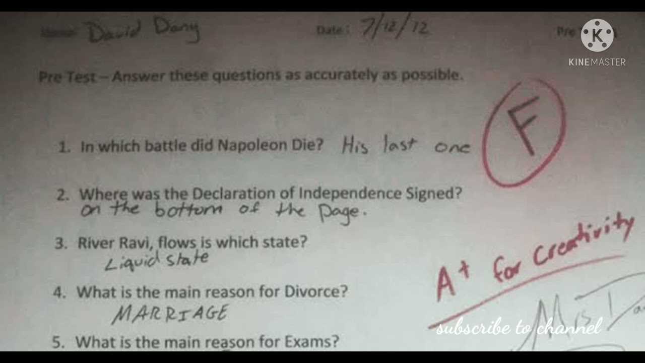 Abc exam answers