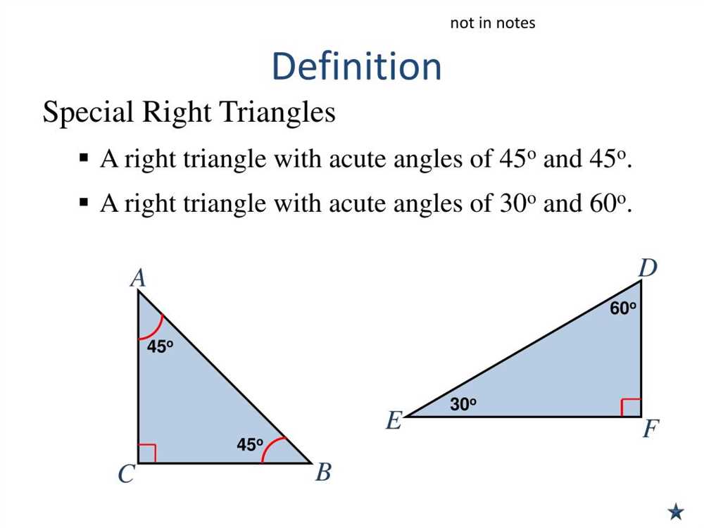 30-60-90 Triangle: