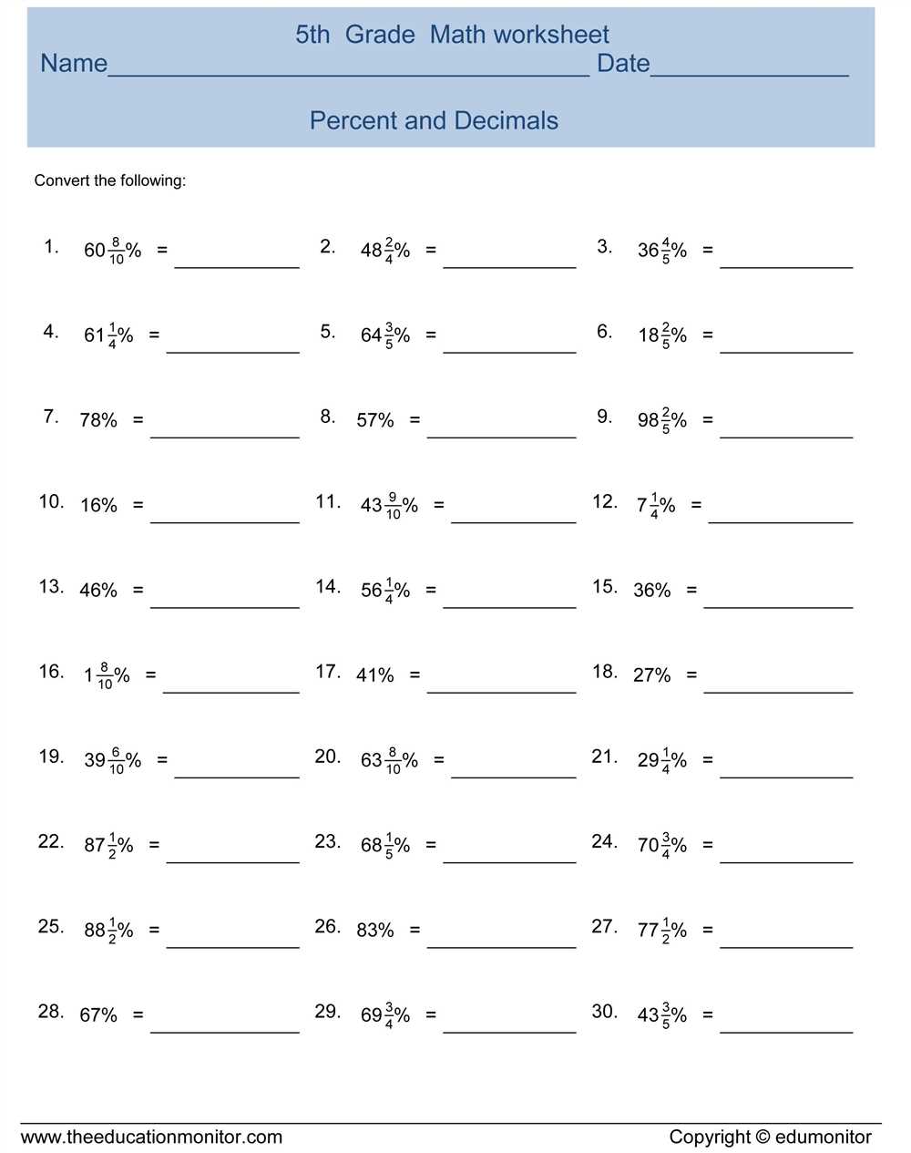 Percent composition practice worksheet answers