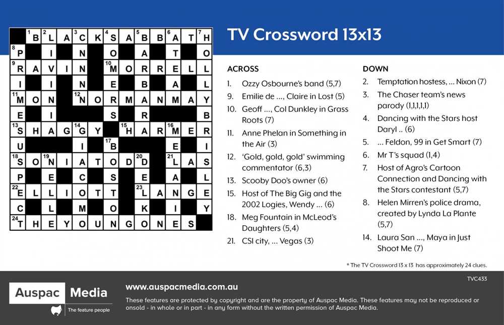 Sociology of culture crossword answers