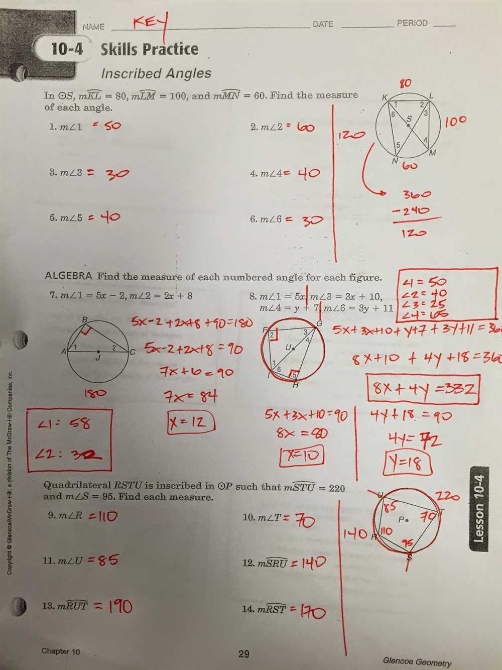 Overview of Geometry Unit 4 Test