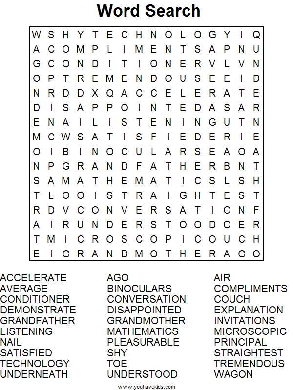 Leadership Word Search Answers and Solutions