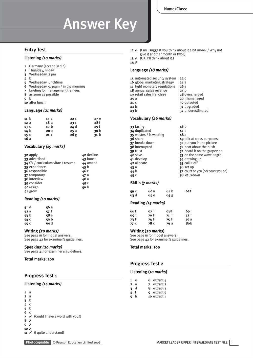 Chapter 8 vocabulary answer key