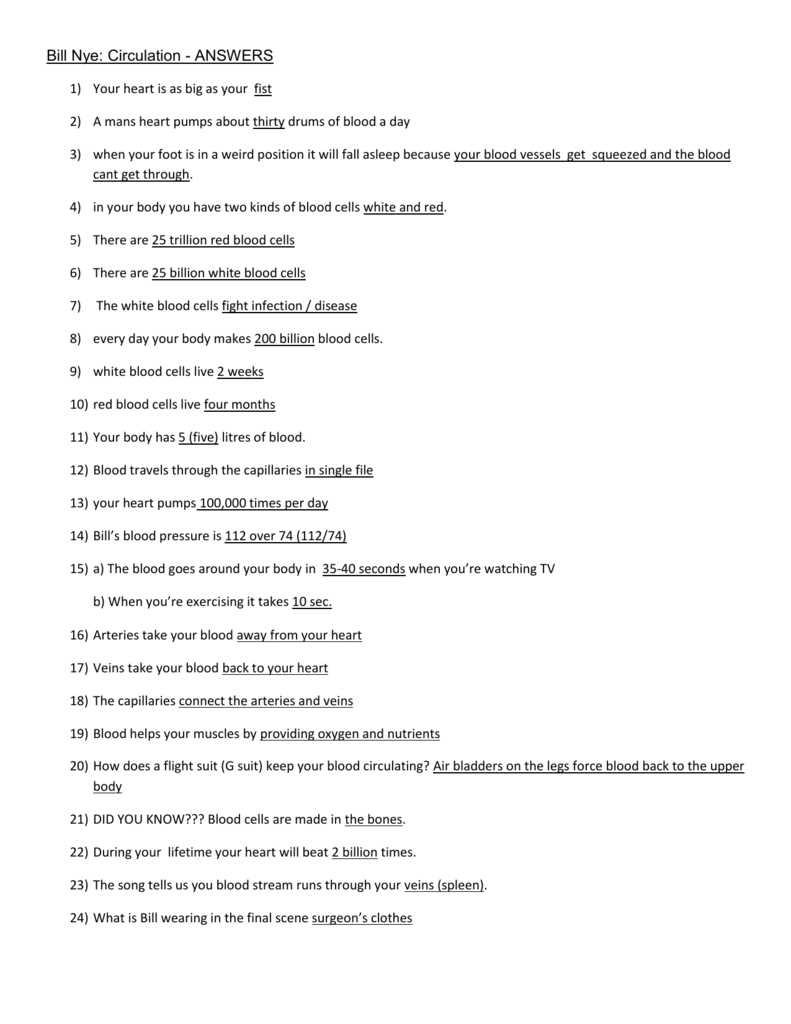 Bill Nye Gravity Worksheet Answers