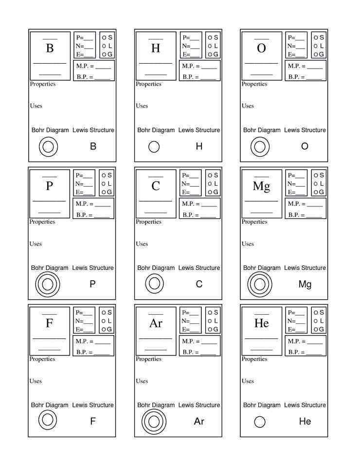 Lewis structure worksheet 1 answer key