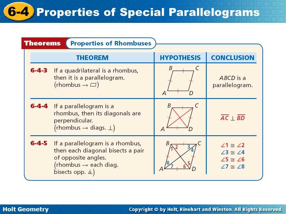 5 2 properties of parallelograms answer key