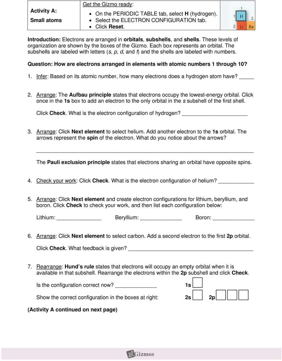 Features of Gizmos Ionic Bonds Answer Key