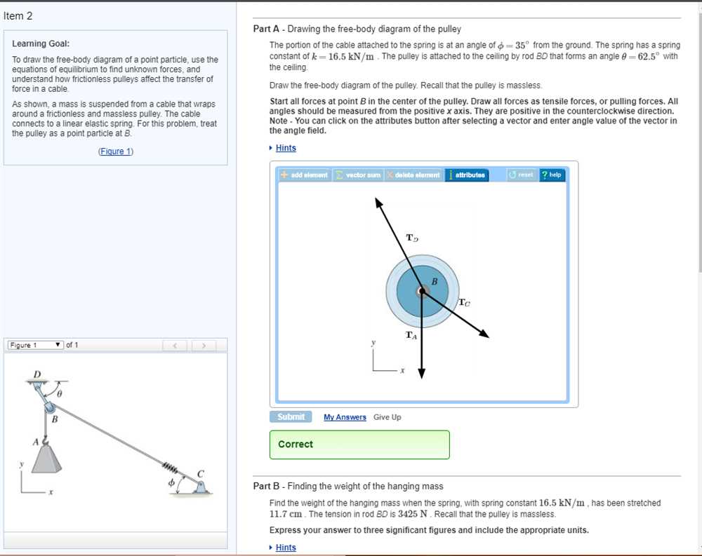 Free body diagrams answer key