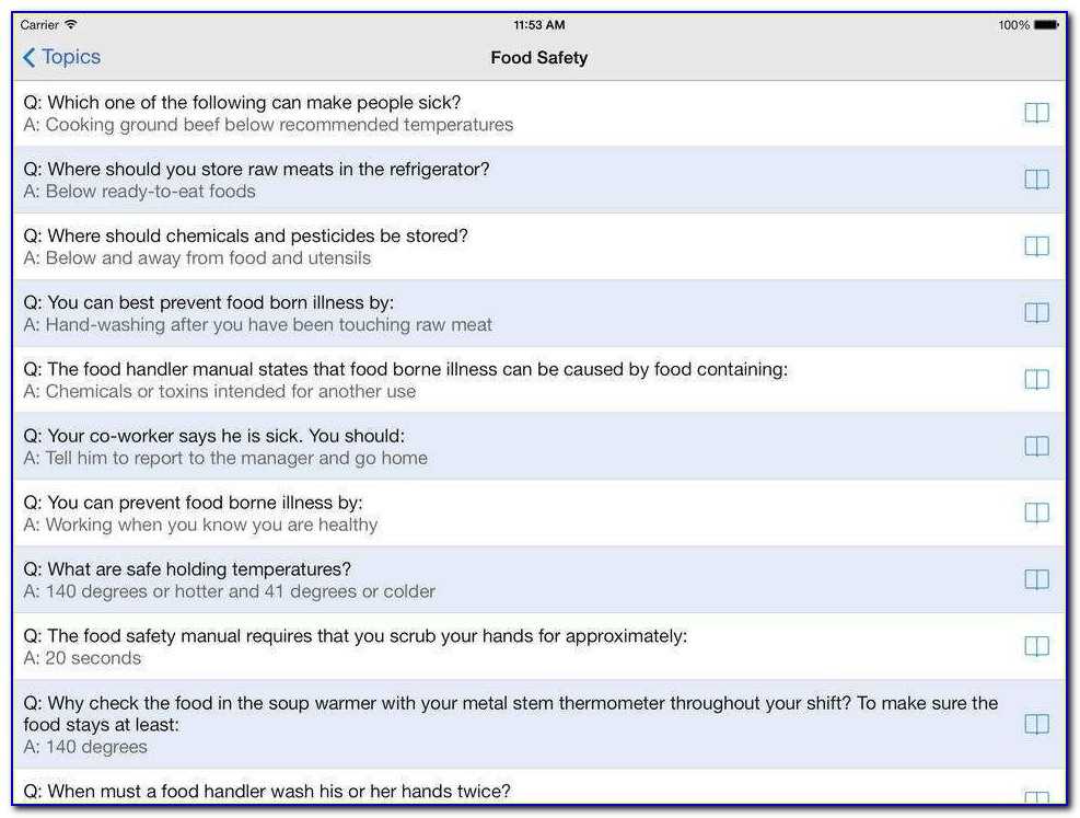 Premier food safety final exam answers