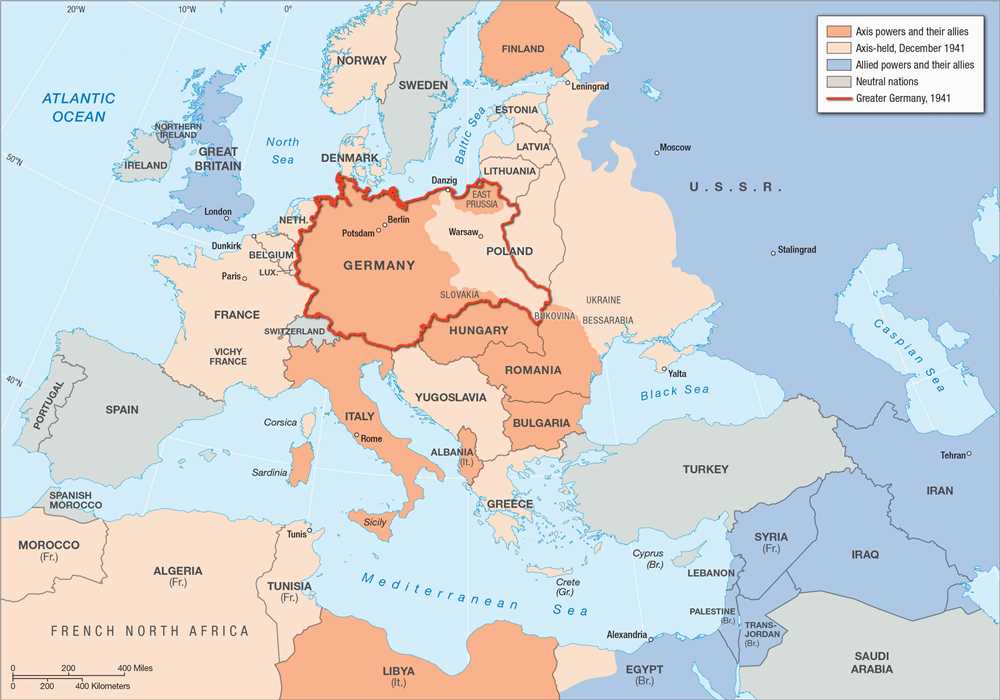 The war for europe and north africa answer key