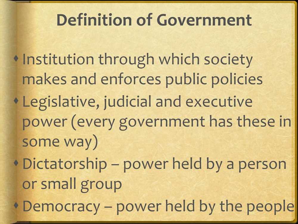 Chapter 1 principles of government answer key